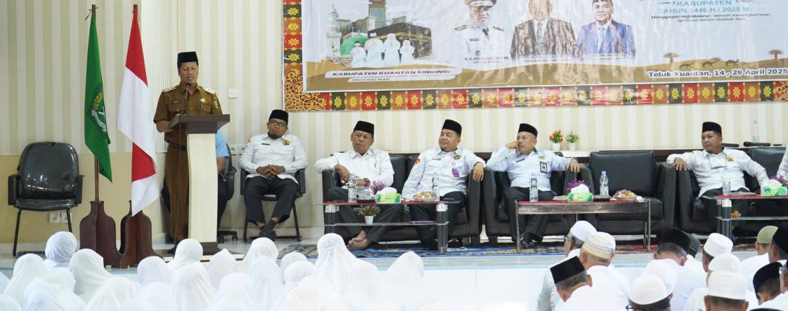 Pemkab Kuansing Tanggung Biaya Transportasi Domestik 261 Jamaah Haji 2025, Bukti Komitmen Layani Umat