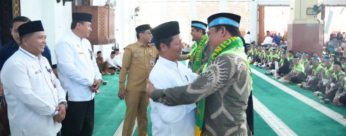 Pemkab Kuansing Resmi Lepas 186 Jamaah Haji 2026